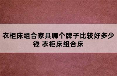 衣柜床组合家具哪个牌子比较好多少钱 衣柜床组合床